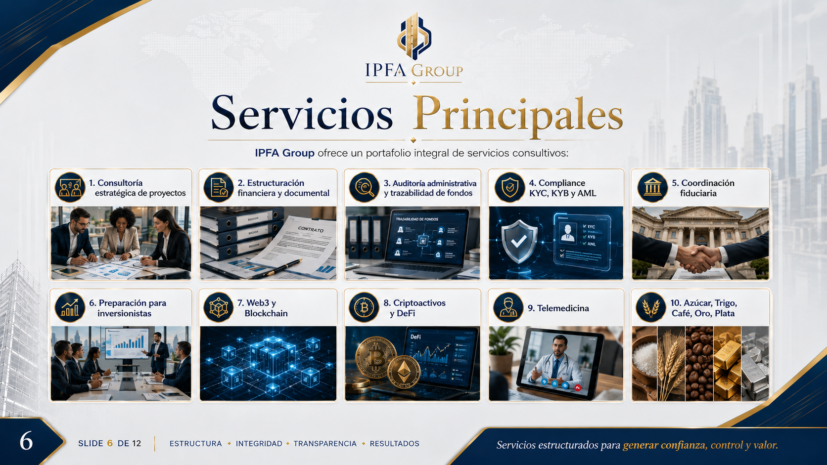 Presentacion corporativa IPFA Group 6